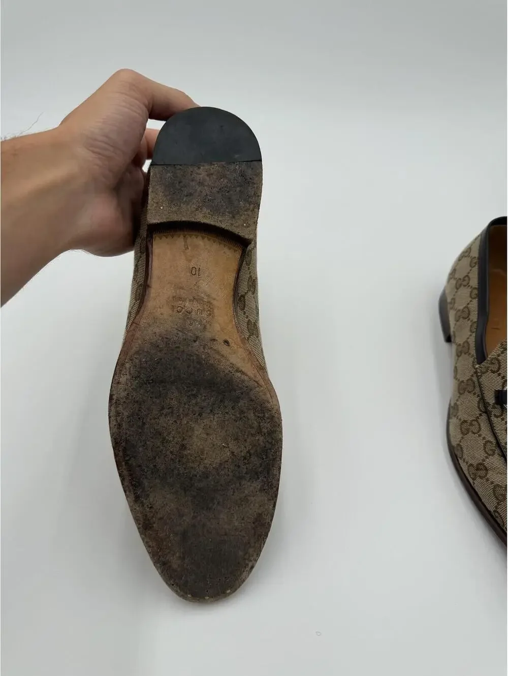 Gucci Jordaan loafer Brown Size 10
